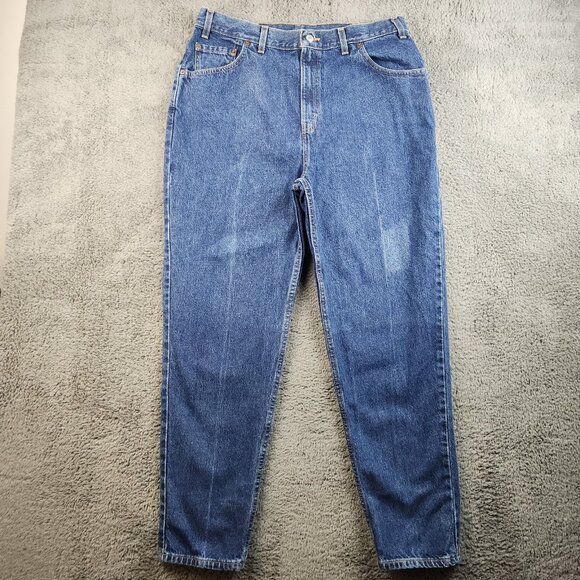 Levi's Denim - VTG Y2K High Waisted Mom Jeans Women's 16 Levi's 550 Curvy Straight Tapered Leg